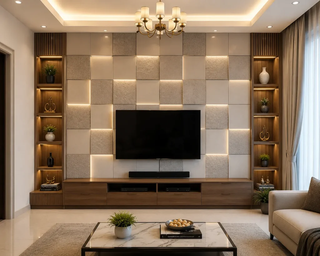 جدار مربعات ديكوري في الدمام بتكسيات جدارية عصرية وتصميم مودرن